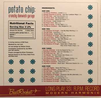 2LP Various: Potato Chip: Crunchy Dunwich Garage CLR