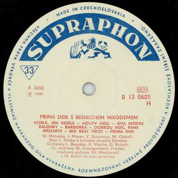LP Various: Prima Den S Bedřichem Nikodemem