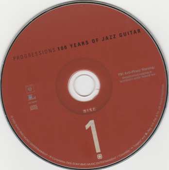 4CD/Doos Various: Progressions: 100 Years Of Jazz Guitar
