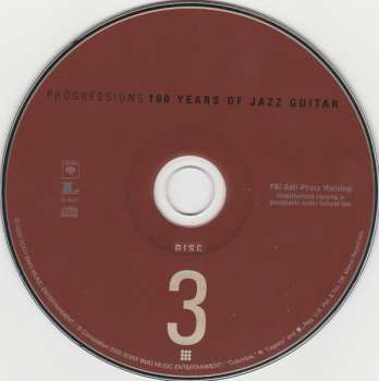 4CD/Doos Various: Progressions: 100 Years Of Jazz Guitar