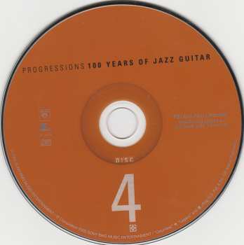 4CD/Doos Various: Progressions: 100 Years Of Jazz Guitar