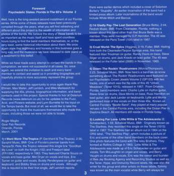 CD Various: Psychedelic States: Florida In The 60s Vol. 2