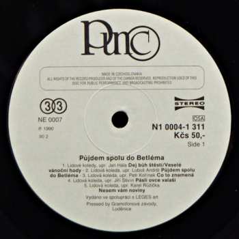LP Various: Půjdem Spolu Do Betléma