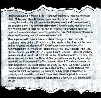 3CD Various: Punk And Disorderly The Albums (The Sound Of UK82)