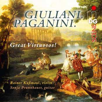 2CD Various: Rainer Kussmaul & Sonja Prunnbauer - Giuliani. Paganini. Great Virtuosos!