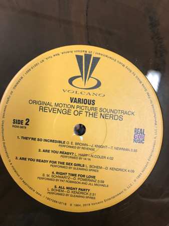 LP Various: Revenge Of The Nerds - Original Motion Picture Soundtrack LTD | CLR