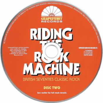 3CD/Doos Various: Riding The Rock Machine: British Seventies Classic Rock