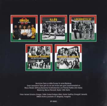 5CD/Doos Various: Rock Aus Ungarn - Die Deutschen Songs