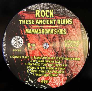 LP Various: Rock These Ancient Ruins - Mamma Roma's Kids
