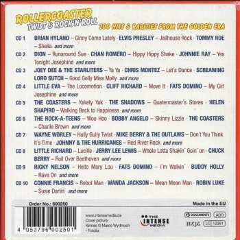 10CD/Doos Various: Rollercoaster Twist & Rock 'N' Roll