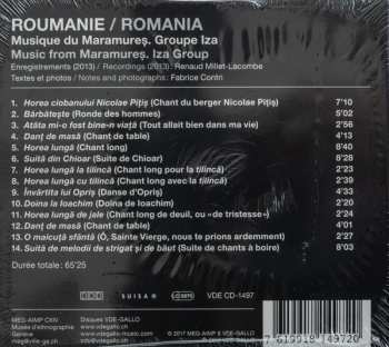 CD Various: Roumanie: Musique Du Maramures. Groupe Iza / Music From Maramures. Iza Group