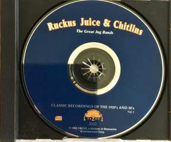 CD Various: Ruckus Juice & Chittlins (The Great Jug Bands Vol. 1)