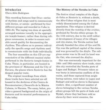 CD Various: Sacred Rhythms Of Cuban Santería