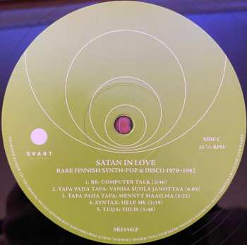 2LP Various: Satan In Love – Rare Finnish Synth-Pop & Disco 1979-1992