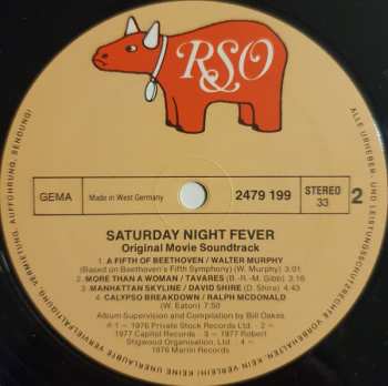 2LP Various: Saturday Night Fever (The Original Movie Sound Track)
