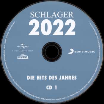 2CD/DVD Various: Schlager 2022 - Die Hits Des Jahres