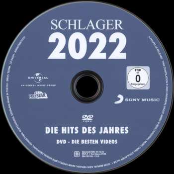 2CD/DVD Various: Schlager 2022 - Die Hits Des Jahres