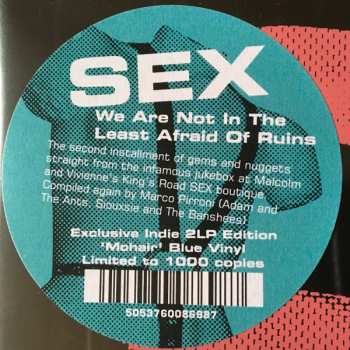 2LP Various: Sex: We Are Not In The Least Afraid Of Ruins CLR | LTD