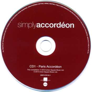 4CD/Doos Various: Simply Accordéon