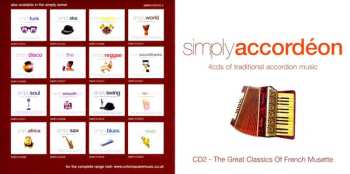 4CD/Doos Various: Simply Accordéon
