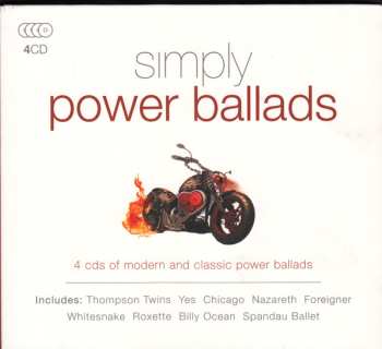4CD/Doos Various: Simply Power Ballads (4 CDs Of Modern And Classic Power Ballads)