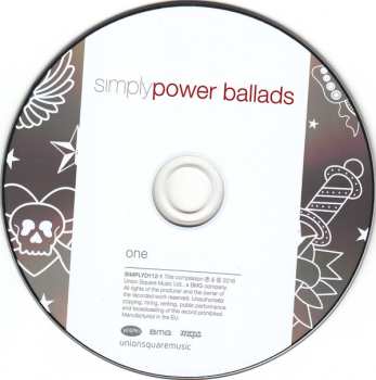 4CD/Doos Various: Simply Power Ballads (4 CDs Of Modern And Classic Power Ballads)