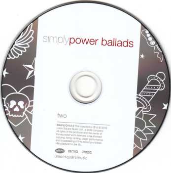 4CD/Doos Various: Simply Power Ballads (4 CDs Of Modern And Classic Power Ballads)