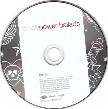 4CD/Doos Various: Simply Power Ballads (4 CDs Of Modern And Classic Power Ballads)