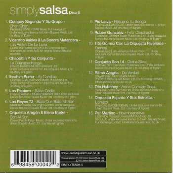 10CD/Doos Various: Simply Salsa