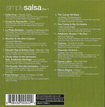 10CD/Doos Various: Simply Salsa