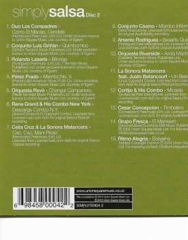 10CD/Doos Various: Simply Salsa