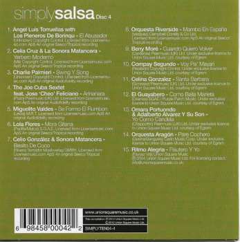 10CD/Doos Various: Simply Salsa
