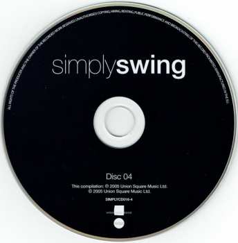4CD/Doos Various: Simply Swing