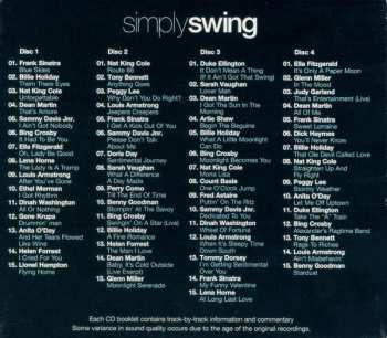 4CD/Doos Various: Simply Swing