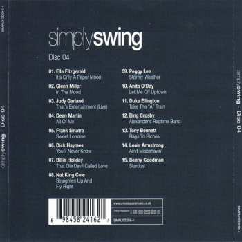 4CD/Doos Various: Simply Swing