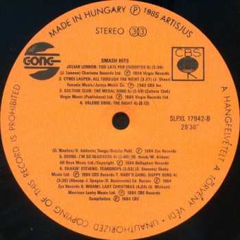 LP Various: Smash Hits