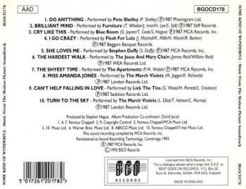 CD Various: Some Kind Of Wonderful (Music From The Motion Picture Soundtrack)