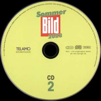 2CD Various: Sommer Bild 2023 (Unsere Besten Sommerhits)