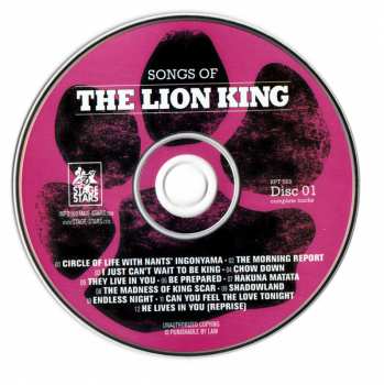 2CD Various: Songs Of The Lion King
