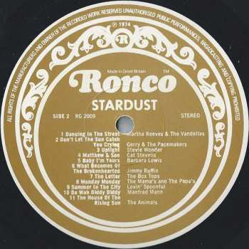 2LP Various: Stardust - 44 Original Hits From The Sound Track Of The Film