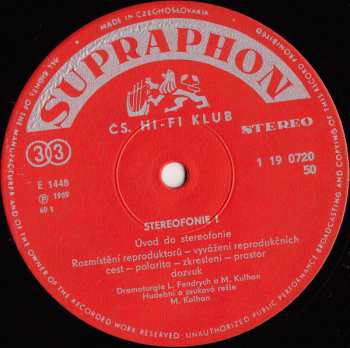 LP Various: Stereofonie 1