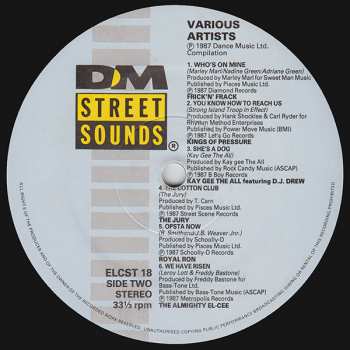 LP Various: Street Sounds Hip Hop 18