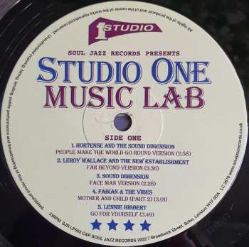 2LP Various: Studio One Music Lab