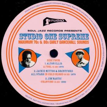 3LP Various: Studio One Supreme (Maximum 70s & 80s Early Dancehall Sounds)