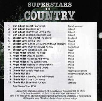 CD Various: Superstars Of Country