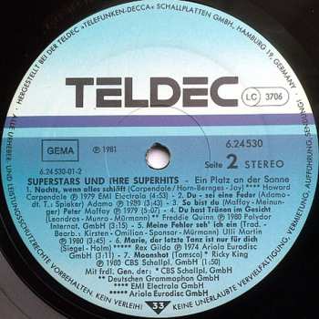 LP Various: Superstars Und Ihre Superhits