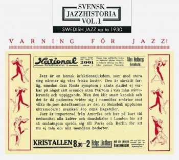 2CD Various: Svensk Jazzhistoria Vol. 1: Swedish Jazz 1899-1930: Varning För Jazz!