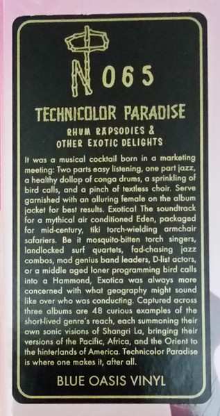 3LP/Doos Various: Technicolor Paradise: Rhum Rhapsodies & Other Exotic Delights CLR