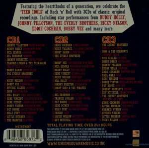 3CD/Doos Various: Teen Idols: 60 Original Heartthrob Hits