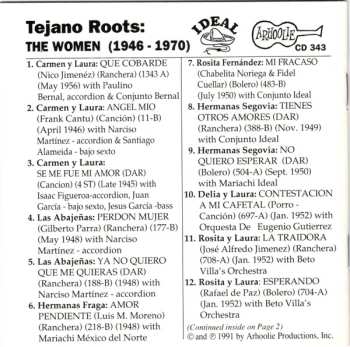 CD Various: Tejano Roots: The Women (1946-1970)